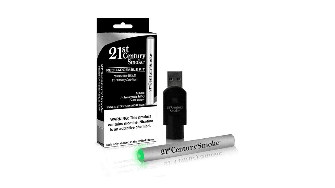 E Cig Battery Rechargeable Kit with USB Charger 21st Century