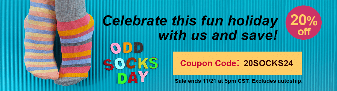 Odd Socks Special 20% Off